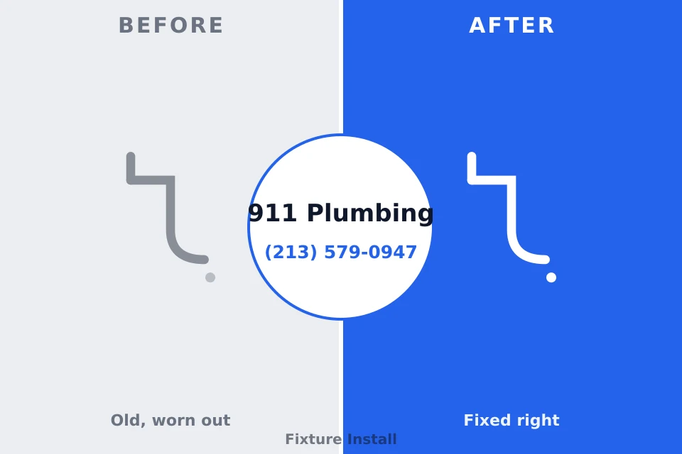 Before and after: plumbing company North Syracuse, NY